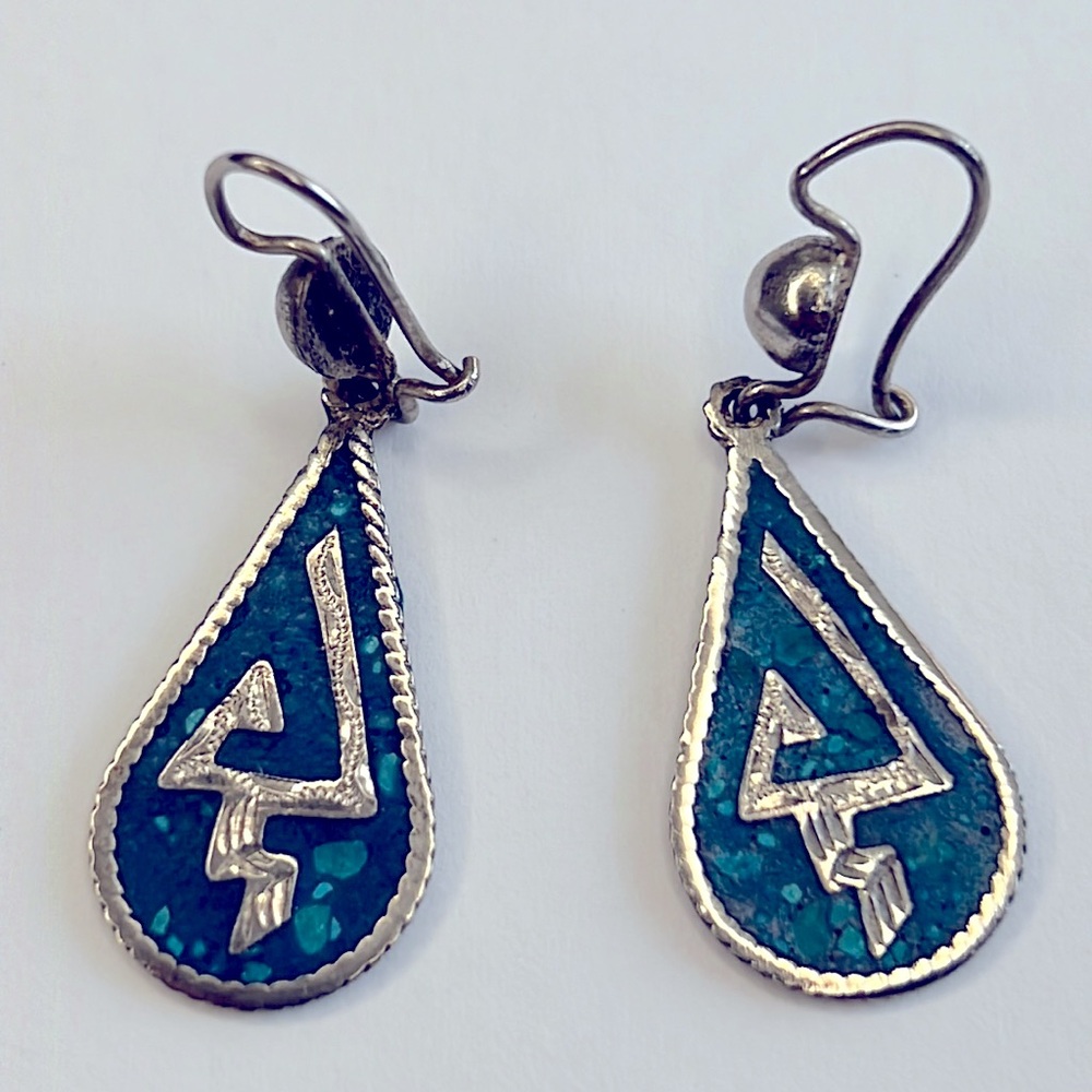 Mexican earrings silver